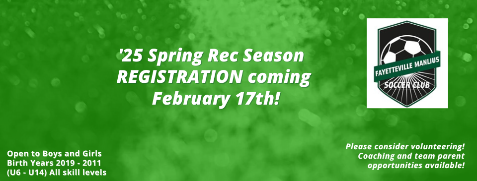 2025 Spring rec registration coming soon